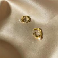 2022 Pearl Glossy Earring Backs: Personalized Luxury Design for Women beige
