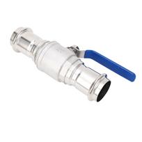Press Ball Valve 2 Inch DN50 1000PSI WOG 304 Stainless Steel Pipe Ball Valve for Water Oil Steam