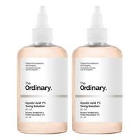 THE ORDINARY Glycolic Acid 7% tonizuojantis tirpalas 240 ml – stiprus šveičiamasis AHA tonikas (3 parinktys) #2PCS white