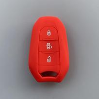 Silikoninis automobilio rakto dangtelis dėklas apvalkalas Peugeot 2008 3008 5008 naujam 208 Traveller Expert Citroen Spacetourer Jumpy Dispatch raktui gray
