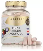 Golden Nature Exclusive cinkas + selenas + acerola 100 kaps.