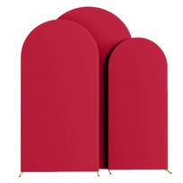 1 vnt. Arkos stovo užvalkalas Vestuvių gėlės Durų dekoravimas Poliesteris Elastingas Rinkinio Fono užvalkalas Rekvizitas Naudojamas Banketui (Be lentynos) 50X120cm(4Ft) raudona