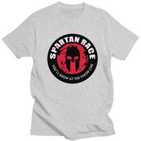 Individualūs vyriški Spartan Race Sparta Dvasios marškinėliai trumpomis rankovėmis Medvilninis marškinėlis Marškinėlis Laisvalaikio marškinėlis Drabužiai S black