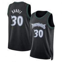 Vyriškas NBA Minnesota Timberwolves Edwards Garnett Randle Džersio Rinkinys Siuvinėta Krepšinio Uniforma Trumpomis Rankovėmis XL