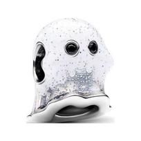 Pandora Glow In The Dark Ghost Design Pendant Women pendant White 793404C01 Box white