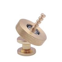 Novel Fidget Spinner Fingertip Ballet Without Resistance Small Whirlwind Metal Bearing Relieve Stress For Adults Kids Boys Gift beige