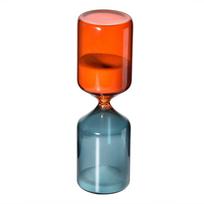 Innovative Unique Shape Sand Clock Home Sand Timer Glass Table Ornament Birthday GiftM red