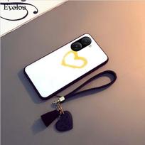 For POCO X8 Pro Max Pattern Tempered Glass Shockproof Hard Protection Case For Redmi Turbo 5 Max Cover Tassel Lanyard Redmi Turbo 5 Max white