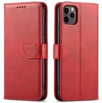 Dėklas knygutė skirtas iPhone 17e, iPhone 16e - Raudonas