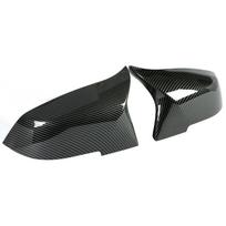 Anglies pluošto ABS automobilio šoninio galinio vaizdo veidrodėlio dangtelis korpusas BMW F20 F21 F22 F23 F30 F31 F32 F33 F36 E84 F87 51167292745 Carbon Fiber black