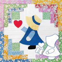 Sunbonnet Sue & Overall Bill Template for Kids