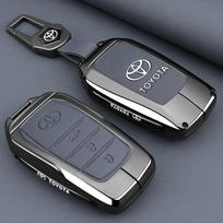 2026 Naujas Toyota automobilio raktų pakabuko dėklas Korpusas Toyota C-HR Hilux Fortuner Land Cruiser 200 Camry Corolla Crown RAV4 2023 2 gray