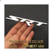 3D Metal SRT Grille Emblem - Perfect for Great Wall, Jeep, Dodge - Personalized Car Decoration Sticker brown