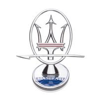 Maserati Hood Emblem for Ghibli, Levante, and Quattroporte gray