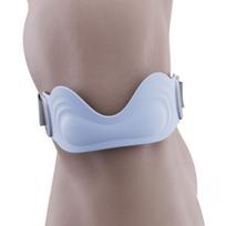Silicone Patella Support Strap Pain for Running Adjustable Knee Brace Relief Band Hiking Basketball Gym mėlyna