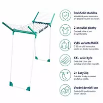 Leifheit 81698 Pegasus RockSolid MAXX drabužių džiovinimo stovas
