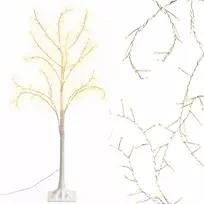EDELMAN DEKORATYVINIS MEDELIS 180LED 150CM BALTA LUCA