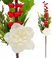 SASKA GIFT AND DECOR DEKORATYVINĖ ŠAKA 48CM PU GIFT & DECOR
