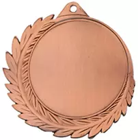 Detal Bendras bronzos medalis su vieta emblemai 50 mm - plieno medalis