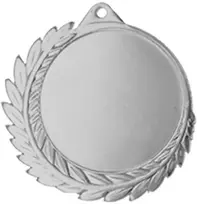 Detal Bendras sidabro medalis su vieta emblemai 50 mm - plieno medalis