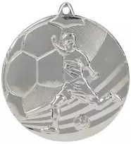 Detal Sidabro medalis – futbolo – plieno medalis