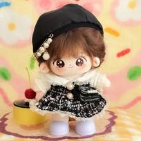 20cm Kawaii Medvilnės Lėlės Anime Pliušinis Kimštinis Figūrėlė Varpelis Orchidėja/Žalioji Slyva/Drugelio Lėlė Dėvimi Drabužiai Pasipuošimui Dovanos without skeleton