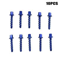 10PCS Dirt Bikes Self Tapping Screw Bolt Kit For KTM EXC EXCF XC XCF SX SXF TPI SIX DAYS 125 250 300 350 400 450 500 1997-2022 mėlyna