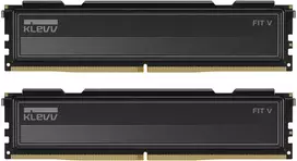 KLEVV FIT V DDR5-6400 RAM, CL32, XMP & EXPO – 32GB Dual Kit, juodas