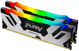 RAM Atmiņa Kingston Fury Renegade RGB, DDR5, 96GB, 6400MHz, CL32 (KF564C32RSAK2-96)