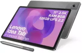 Planšetė Lenovo Idea Tab 11" planšetinis kompiuteris Wi-Fi 8GB/256GB su Tab Pen, Luna Pilkas (TB336FU)