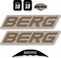 Berg MOOV 10 - Sticker Set Sand rusvai gelsvas
