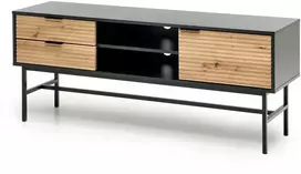 MURANO RTV-1 TV staliukas, spalva: ąžuolas "artisan" / juoda