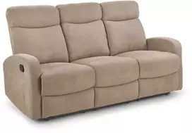 Fotelis OSLO 3S sofa su recliner funkcija, spalva: smėlio