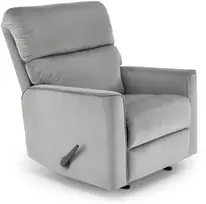 Fotelis KARIM recliner, pilkos spalvos