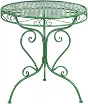 Beliani Bistro staliukas ALBINIA, 70 × 70 cm, metalinis, žalias