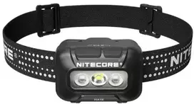 Nitecore HA13 RGB headlamp – 350lumens, baltas and RGB, 3xAAA or 14500 Li-ion, 43g, IP66