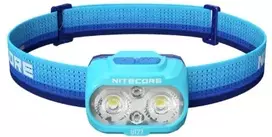 Nitecore UT27MB trail-running headlamp – 800 lumens, multiple color temperatures + strong red light, USB-C rechargeable, dual hybrid power, lightweight 74 g