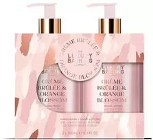 Grace Cole Creme Brulée & Oranžinis Blossom Hand Care Gift Set 2 pcs