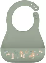 Little Dutch Bib silicone ´Safari Friends´