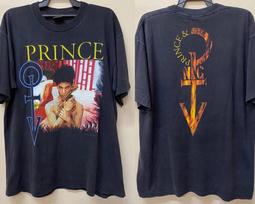 Vintažiniai 90-ųjų Prince 1992 m. marškinėliai Unisex S-5XL Unisex marškinėliai L brown