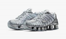 AR3566-003 Nike Shox TL Pure Platinum and Metallic Silver (Women's) 7.5W gray