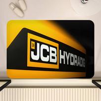 Ekskavatoriaus J-JCB Logotipas Grindų Kilimėlis Retro Daugiakomponentis Svetainės Virtuvės Kilimas Neslystantis Modernus Namų Dekoras 40cm x 120cm