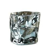 Premium 1500ML Handmade Lead-free Crystal Iceberg Whisky Decanter - Thickened Durable Elegant Bar Accessory for Home Gift gray