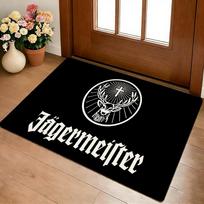 Fashion Drinks J-Jagermeister Floor Mat Cozy Flannel Soft Thick Non-Slip Mat For Living Room Bedroom Kitchen Decor Rugs 40x60cm brown