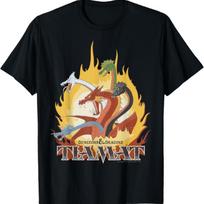 Dungeons & Dragons Tiamat Flames Portrait T-Shirt XXXXXL juoda