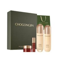 CHOGONGJIN Geumsul Nutritive Care Essential 2-Step Set – Jin Toner 150ml + Jin Emulsion 120ml (with Essence 8ml + Cream 9ml) 150ml++120ml+trial set