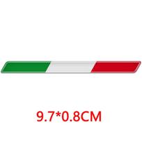 3D atspindintis Italijos vėliavos automobilio emblemos ženklelis lipdukas Motociklo lipdukai Tinka Aprilia RS4/RSV4/RS/APR150/SR, Tuono V4, Ducati Vandeniui atsparus epoksidinės dervos lipdukas