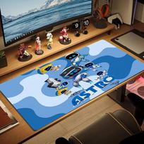 ASTRO BOT Large Size Mouse Pad Large Gaming Table Cushion Non-slip Laptop Tablet Big Mousepad XXL Mat Mini PC Playmat With Lock edge 30cmx60cm(11.8x23.6inch)