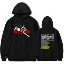 Reneé Rapp 2026 BITE ME TOUR merch hoodie Unisex retro fashion long sleeved hooded sweatshirt sportswear M gray