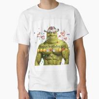 Muscular Shrek Wishes You Happy Birthday Girl Tshirt Made In Usaus Size S2xl 4XL brown
